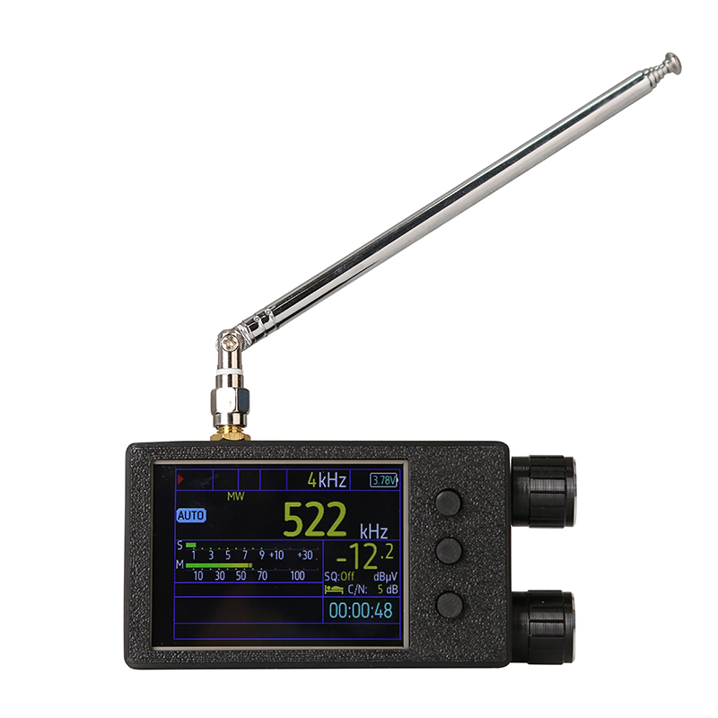 Signal Generator Spectrum Analyzer - วิทยุรับสัญญาณคลื่นความถี่สั้นแบบพกพา New Mini TEF6686 รองรับทุกย่านความถี่ หน้าจอสัมผัส