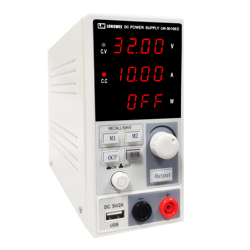 Programmable Dc Power Supply 30V 10A - LW3010EC แหล่งจ่ายไฟกระแสตรงแบบตั้งโปรแกรมได้ 30V 10A 300W พร้อมรีโมทคอนโทรล