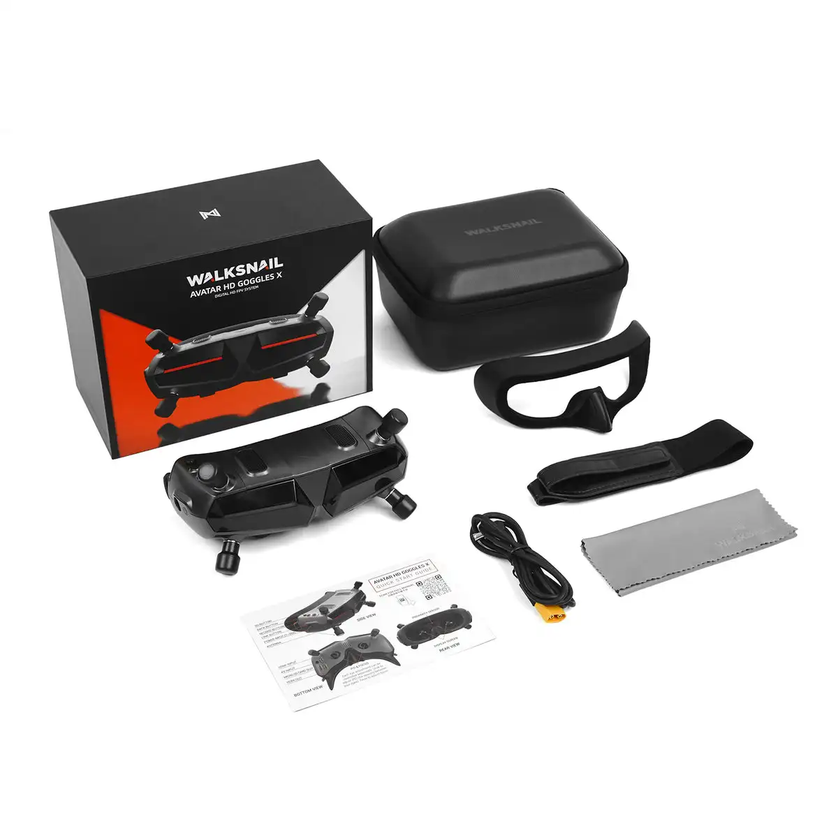 แว่นตา Walksnail Avatar HD Gog - Fpv Goggles Walksnail Avatar Hd บทวิจารณ์และราคา