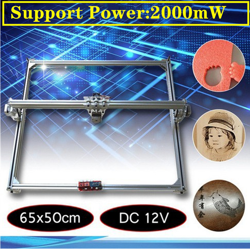 50*65 ซม.Mini 2000MW CNC เครื่ - Mini Laser Engraver Cnc Router บทวิจารณ์และราคา