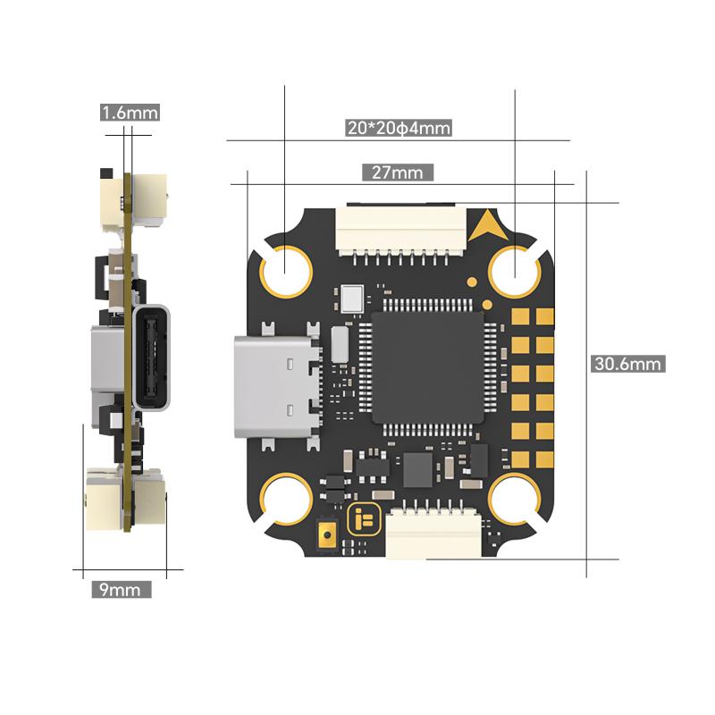 ชุดควบคุมการบิน Iflight Borg F - Fpv Flight Controller F7 Stack 60A บทวิจารณ์และราคา
