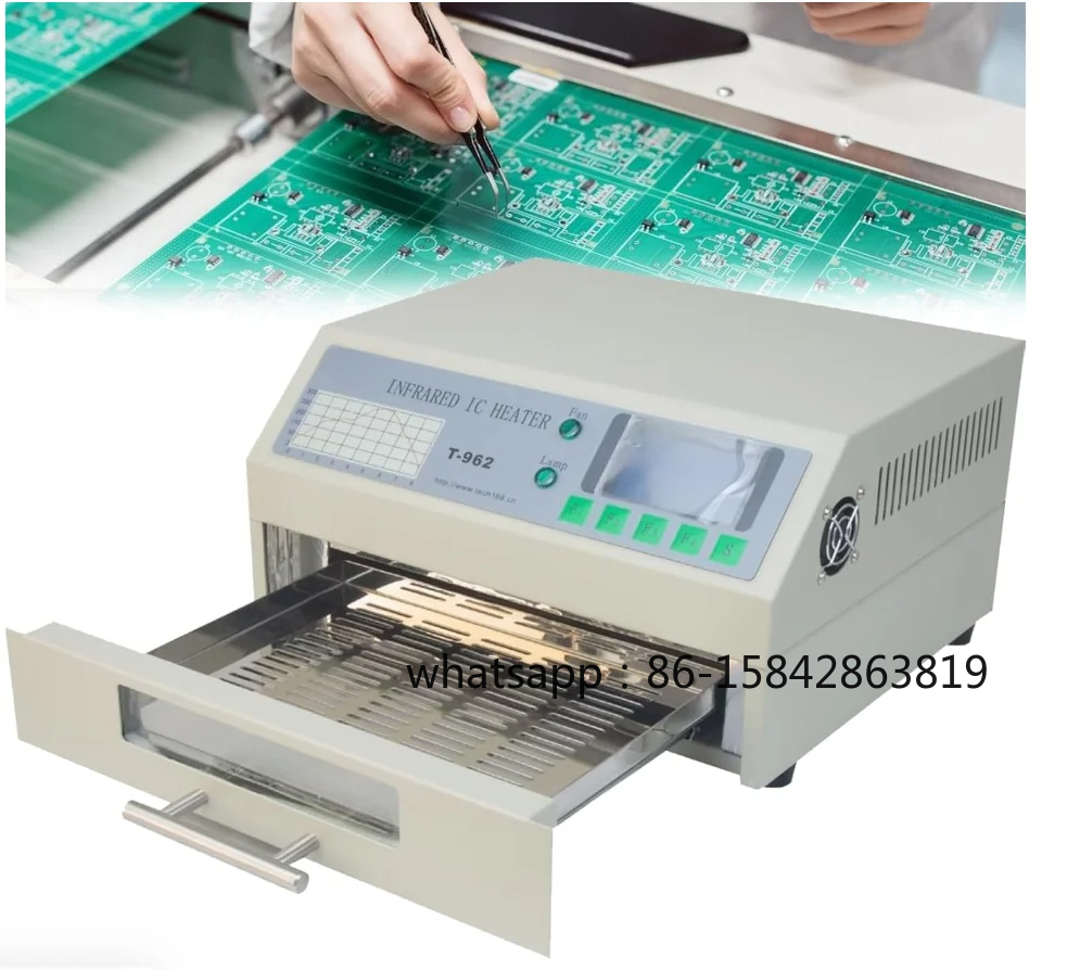 T962 เตาอบรีโฟลว์,110v/220v 80 - Reflow Oven Pcb T962 บทวิจารณ์และราคา