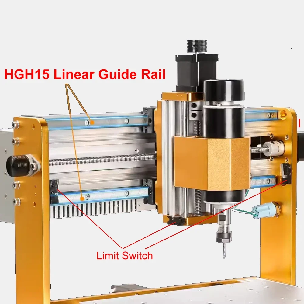 รางนำทางแบบเส้นตรง เครื่องแกะส - Mini Laser Engraver Cnc Router บทวิจารณ์และราคา